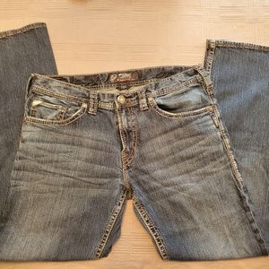 Men's Silver Jeans